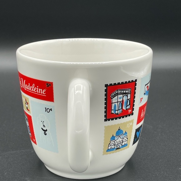 La Madeleine 2021 Collectable Poodle Stamps French Coffee Mug Tea Cup - Picture 4 of 6